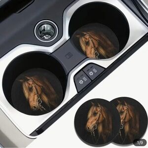 Horse Print Car Coasters